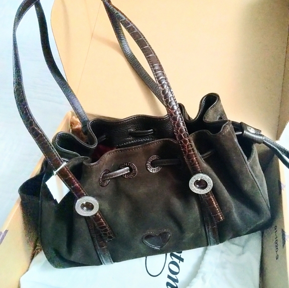 Brighton Chocolate Brown Cinnabar Handbag (Smaller Version of Cinlaire) - Picture 9 of 16